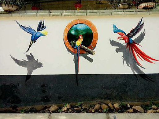 桂东视觉错位-3D墙绘设计