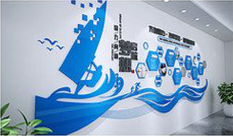 桂东海浪主题文化墙如何设计？
