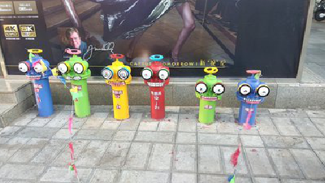 桂东商业区彩绘