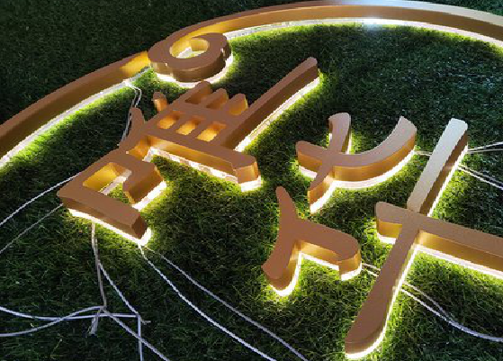 桂东门头上的发光字你选对了吗？