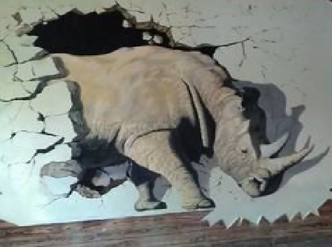 桂东在墙绘中，如何绘制3D效果？