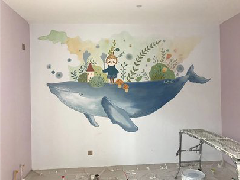 桂东手绘墙的特点及优势。